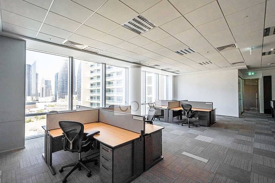 8 Fitted and Furnished Office | Low Floor