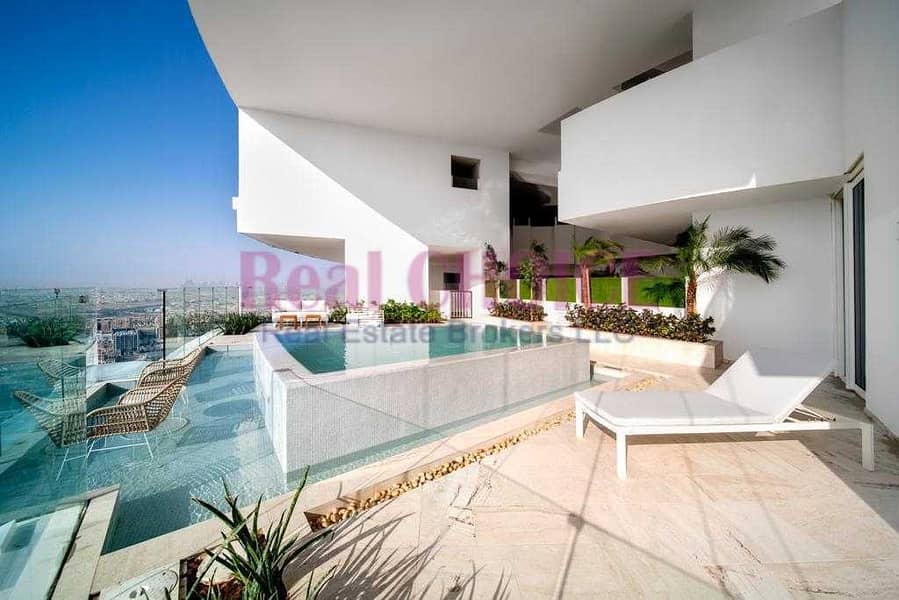 Infinity Pool | Luxurious Furniture | Five JVC Infinity Pool | Luxurious Furniture | Five JVC