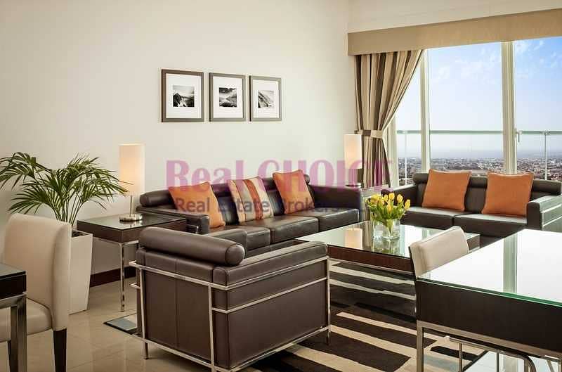Fully Furnished 1BR Hotel Apartment|Amazing Views