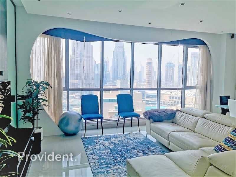 9 Fully Furnished|Burj Khalifa View|Ready to Move in