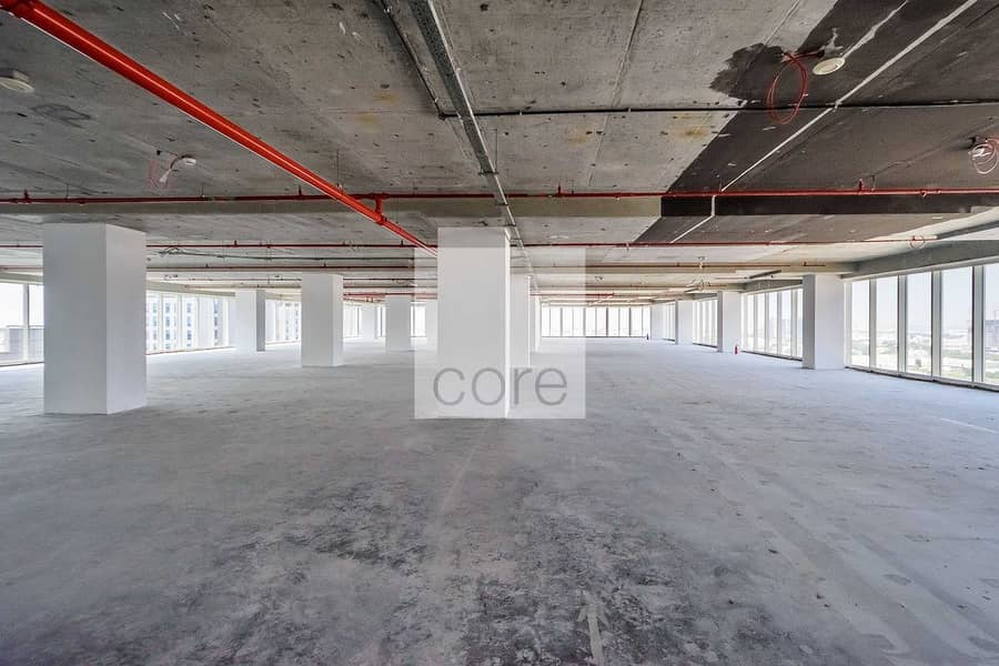 Shell and Core office available full floor