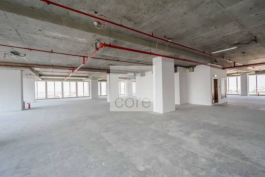 7 Shell and Core office available full floor