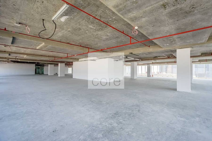 7 Shell and core office full floor vacant