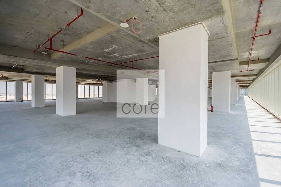 9 Shell and core office full floor vacant