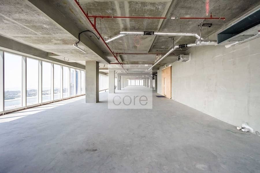 13 Full floor shell and core office spacious