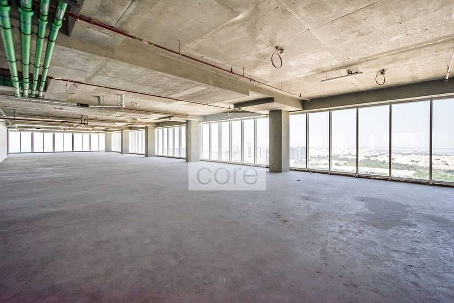 15 Full floor shell and core office spacious