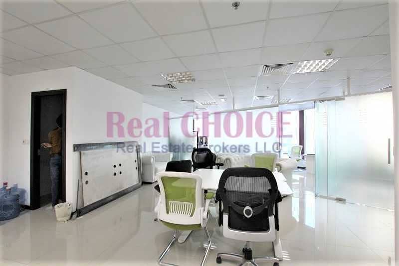 3 Fully Fitted | Unfurnished Office | High Floor