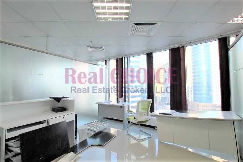 6 Fully Fitted | Unfurnished Office | High Floor