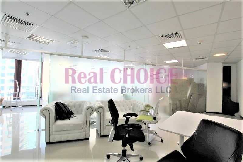 7 Fully Fitted | Unfurnished Office | High Floor