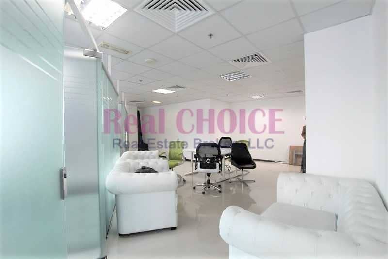 8 Fully Fitted | Unfurnished Office | High Floor
