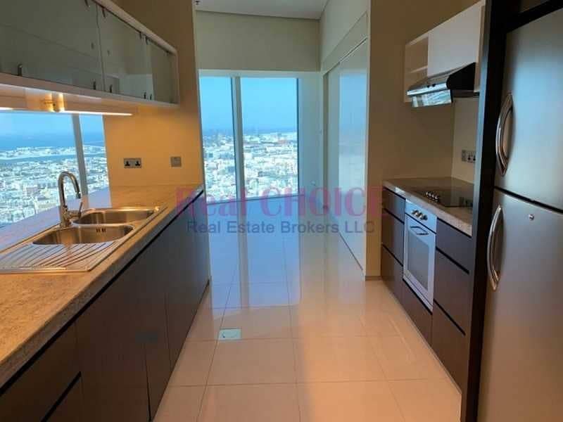 8 Chiller Free Pay in 4 Chqs Sea View 2BR in Park Place Tower