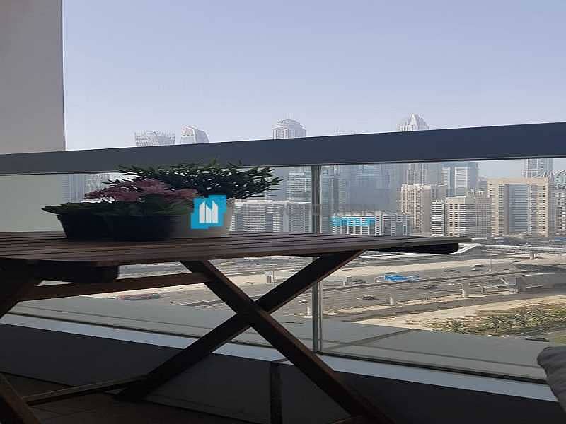 4 Semi Furnished I Sheikh Zayed View I High floor