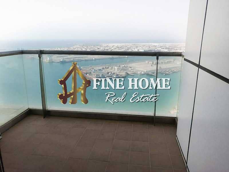 Modern 2BR with Maids Rm + Sea View Balcony