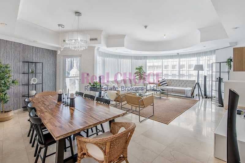7 Fully Furnished | 3BR+M Apartment With Marina View