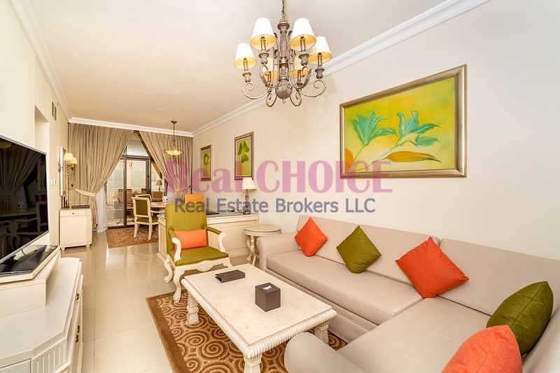 Fully Furnished 1BR Hotel Apartment|Near Metro
