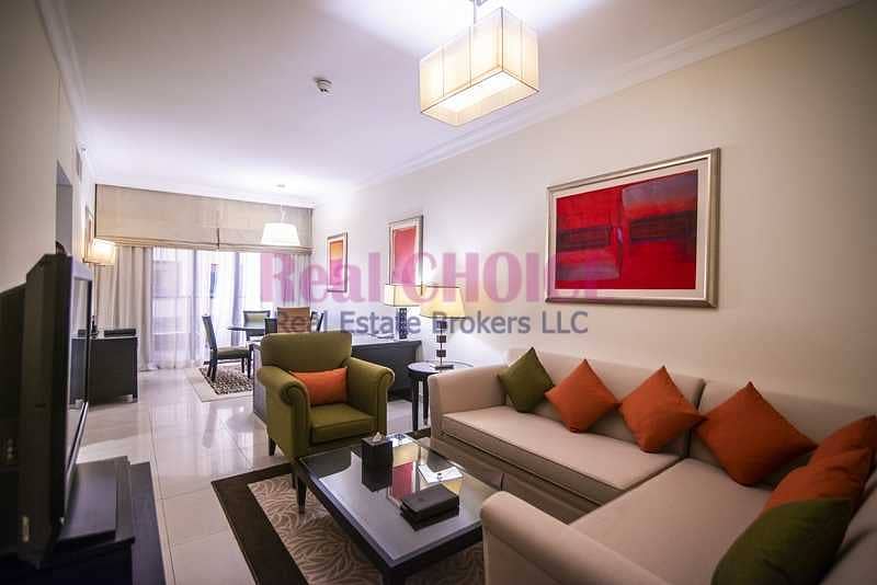 3 Fully Furnished 1BR Hotel Apartment|Near Metro