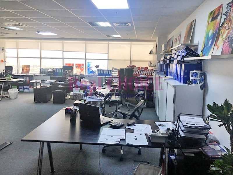8 Fully Fitted Office With Glass partitioned|Vacant
