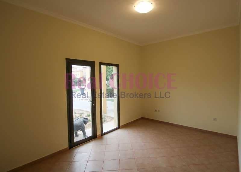 6 Ground Floor 2bedroom villa with 12 cheques payment