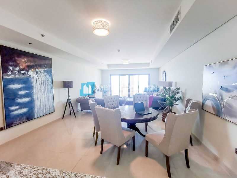 3 Sea view|Fully furnished|High floor w/ Study room