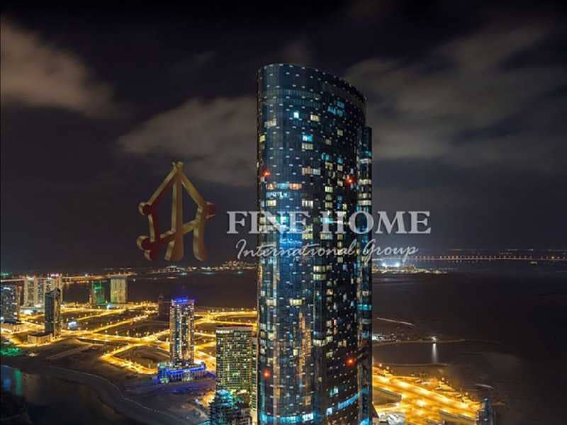 AMAZING HIGH FLOOR ! 1 BR WITH FULL SEA VIEW