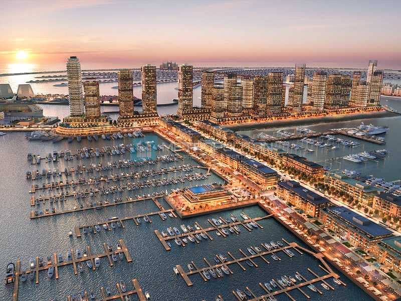 12 Magnificent View of the  Sea. Dubai Eye and Marina