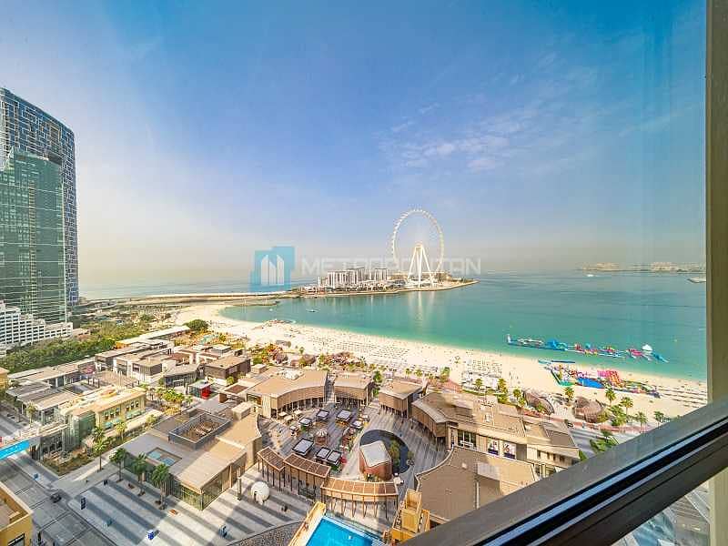 3BR w/ Maid | Sea and Dubai Eye view | High Floor