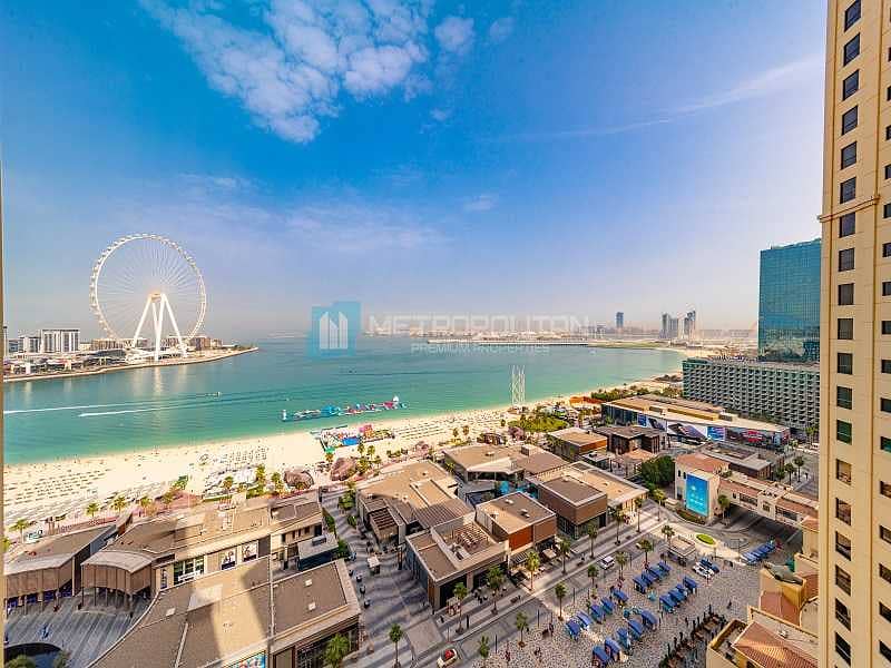 22 3BR w/ Maid | Sea and Dubai Eye view | High Floor