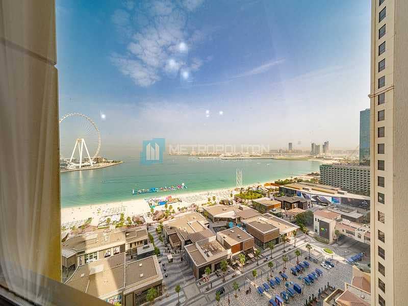 24 3BR w/ Maid | Sea and Dubai Eye view | High Floor