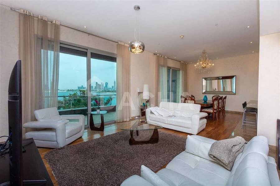 Full Sea View / Large 3 Bed / Dream Palm Residence