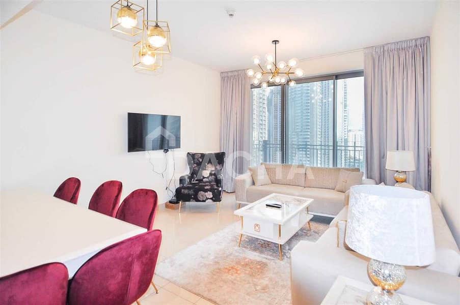 3 Luxury Furnished / Fountain View / High Floor