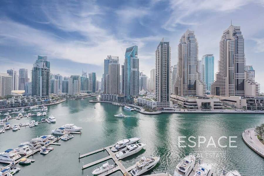 2 Exclusive 3 Bed | Full Marina View | Vacant