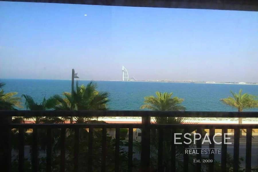 Fully Gurnished 2 bed with Full Sea/Burj al Arab View