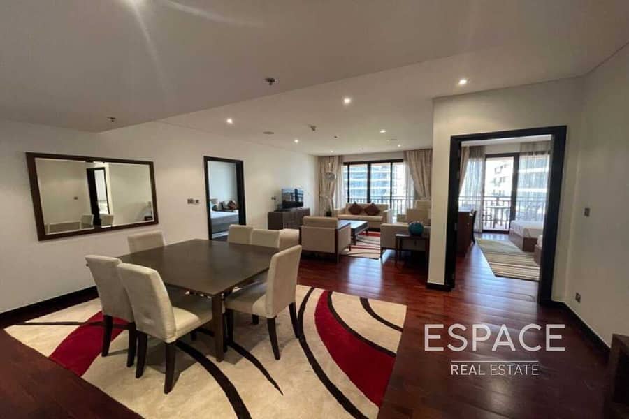 3 Park and Partial Sea View | 2 Beds | Furnished