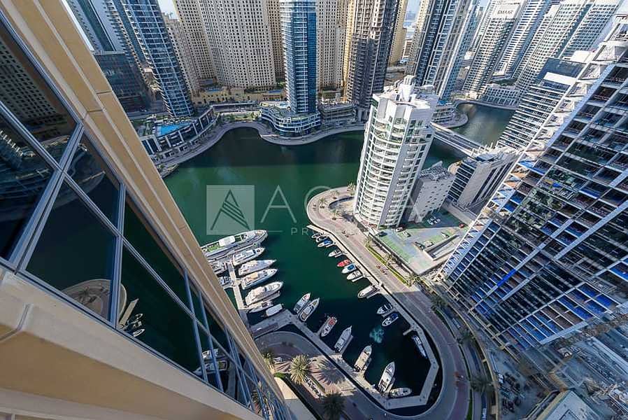 8 Full Marina View | Fully Furnished | Balcony
