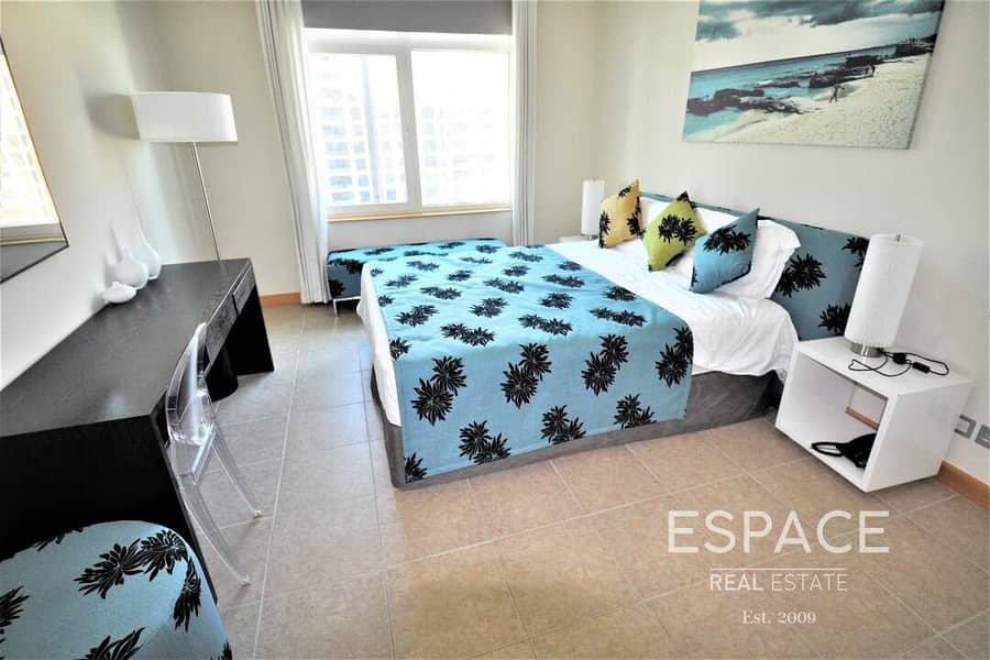 5 1BR | Fully Furnished | Sea View | Beach Access