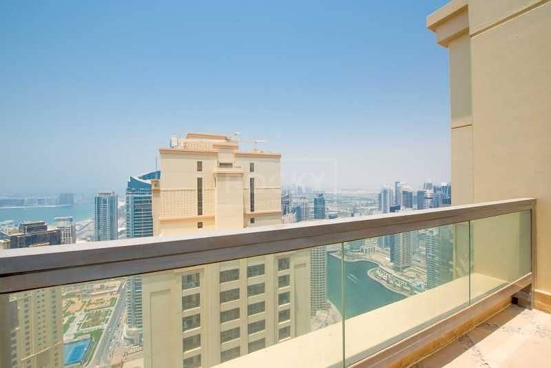 22 Massive Penthouse with Sea View | Sadaf 8 | Marble Floors
