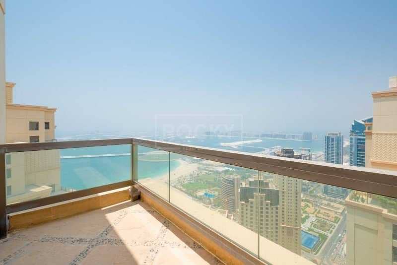 23 Massive Penthouse with Sea View | Sadaf 8 | Marble Floors
