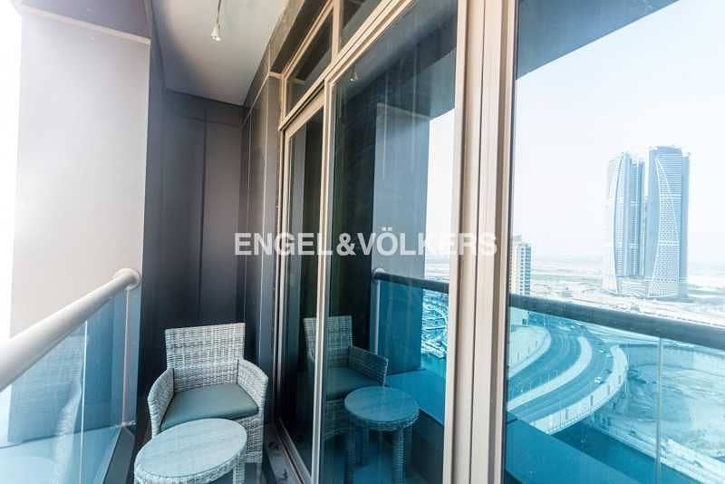 8 Furnished|Canal view|Balcony| High Floor