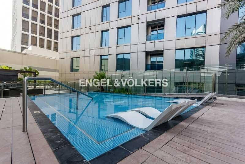 12 Furnished|Canal view|Balcony| High Floor