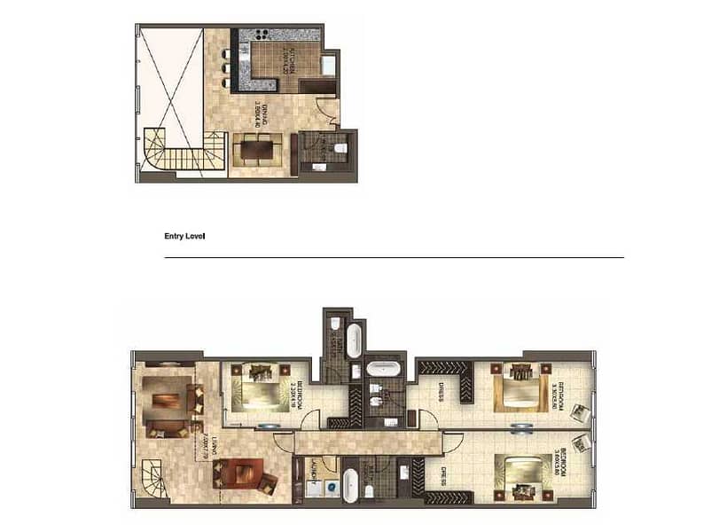 26 3 Beds | Duplex | Sheikh Zayed Road Views