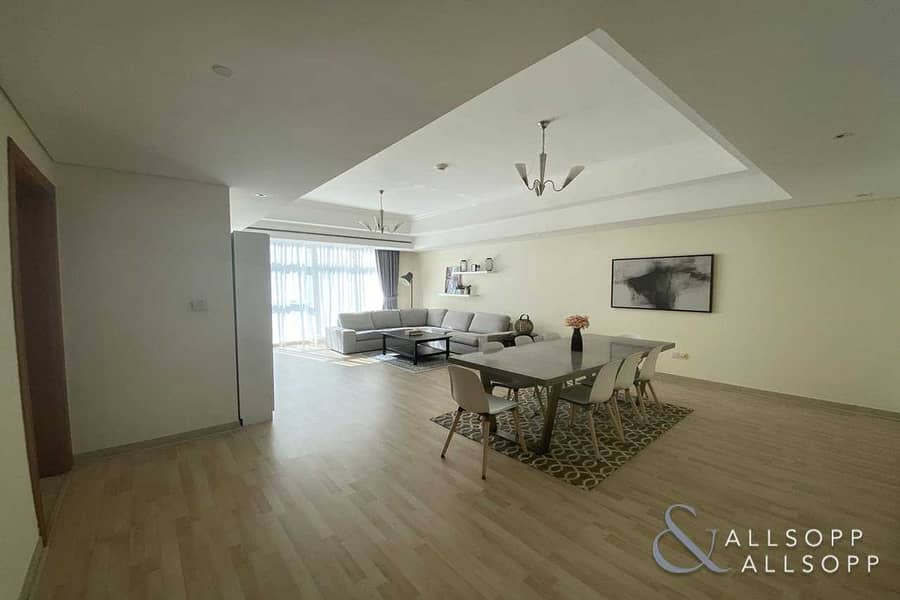 2 Bedrooms Plus Maid | Balcony | Furnished