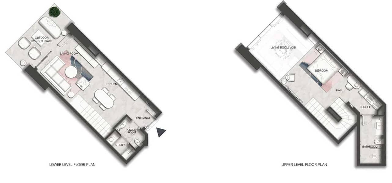 16 1 Bed | Duplex | Loft Style | Payment Plan