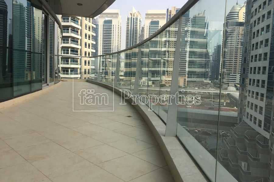 7 Huge 2BR+M| Mid Floor |Big Balcony Marina view
