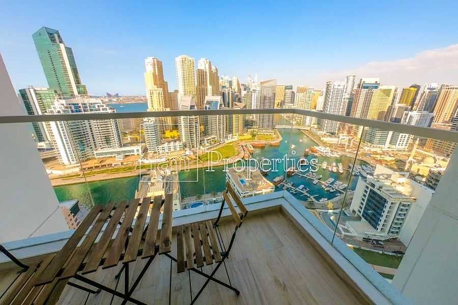 10 Premium Unit| Full Marina| Furnished| High Floor