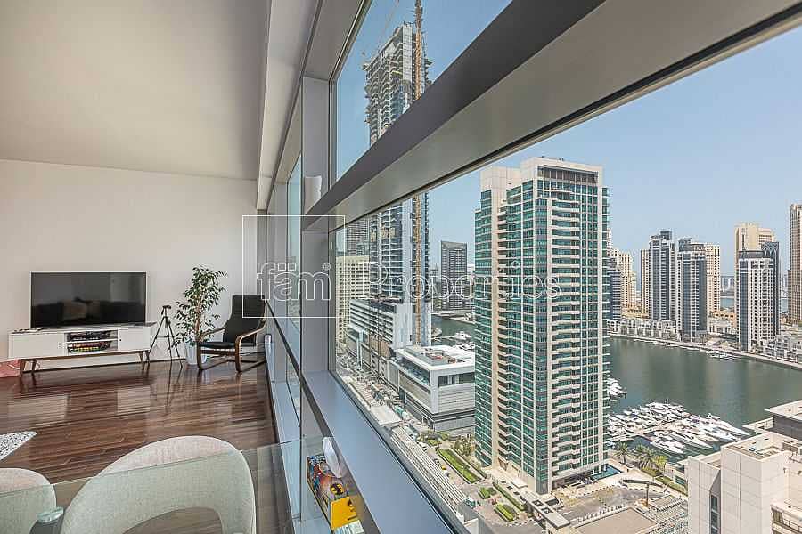 Fully Upgraded - Rented - Marina View - High Floor
