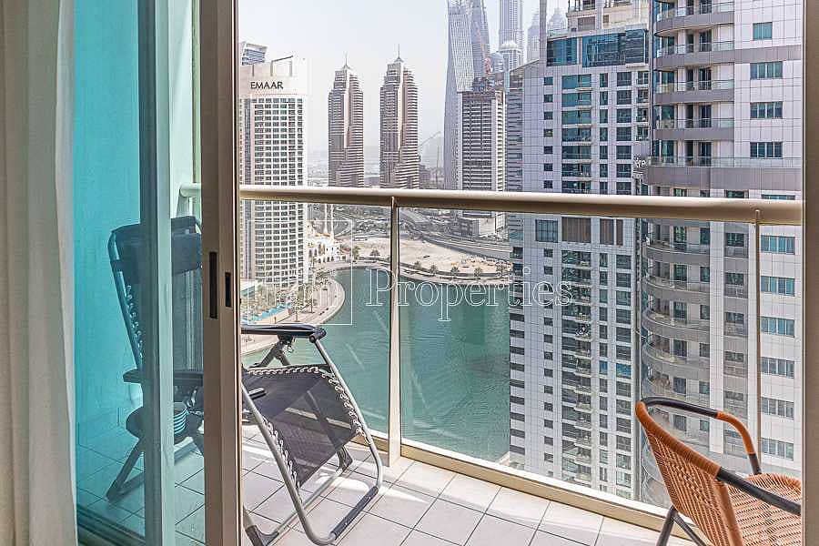 6 Fully Furnished | Marina views | Balcony