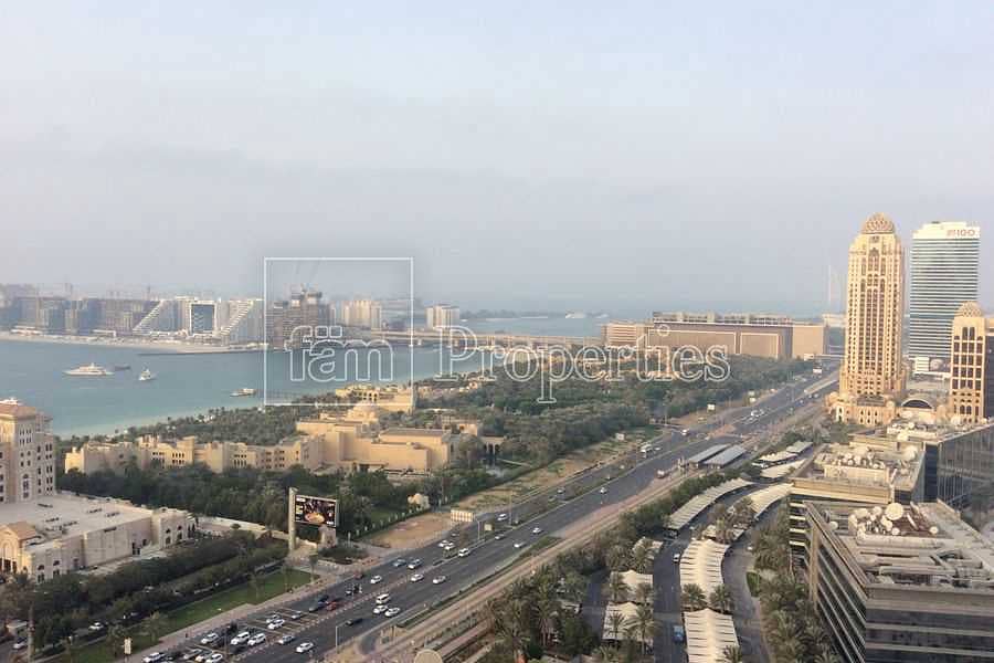 2 Arabian Sea&Palm Jumeirah View | Furnished