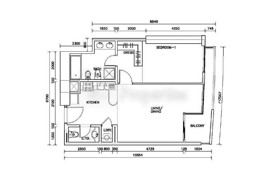 10 1 BR appartment /fully furnished