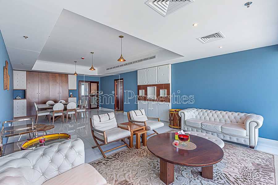 4 Large 3 bed+Family room+maids+Laundry | Sea view