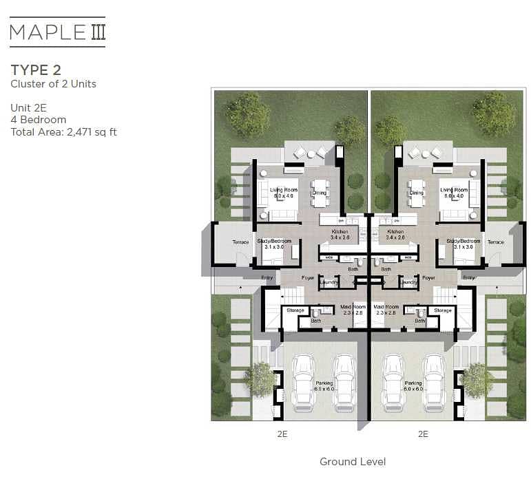 26 Available Now | 4 Bed + Maids | Maple 3